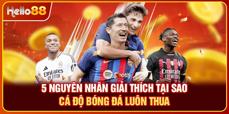 5 nguyên nhân giải thích tại sao cá độ bóng đá luôn thua