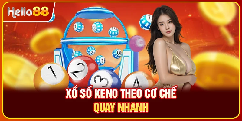Xổ số Keno theo cơ chế quay nhanh